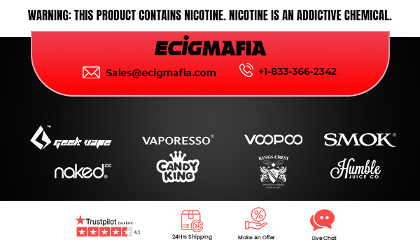 WARNING: THIS PRODUCT CONTAINS NICOTINE. NICOTINE IS AN ADDICTIVE CHEMICAL. mm VAPORESSO' VOOPCO SMOK' 